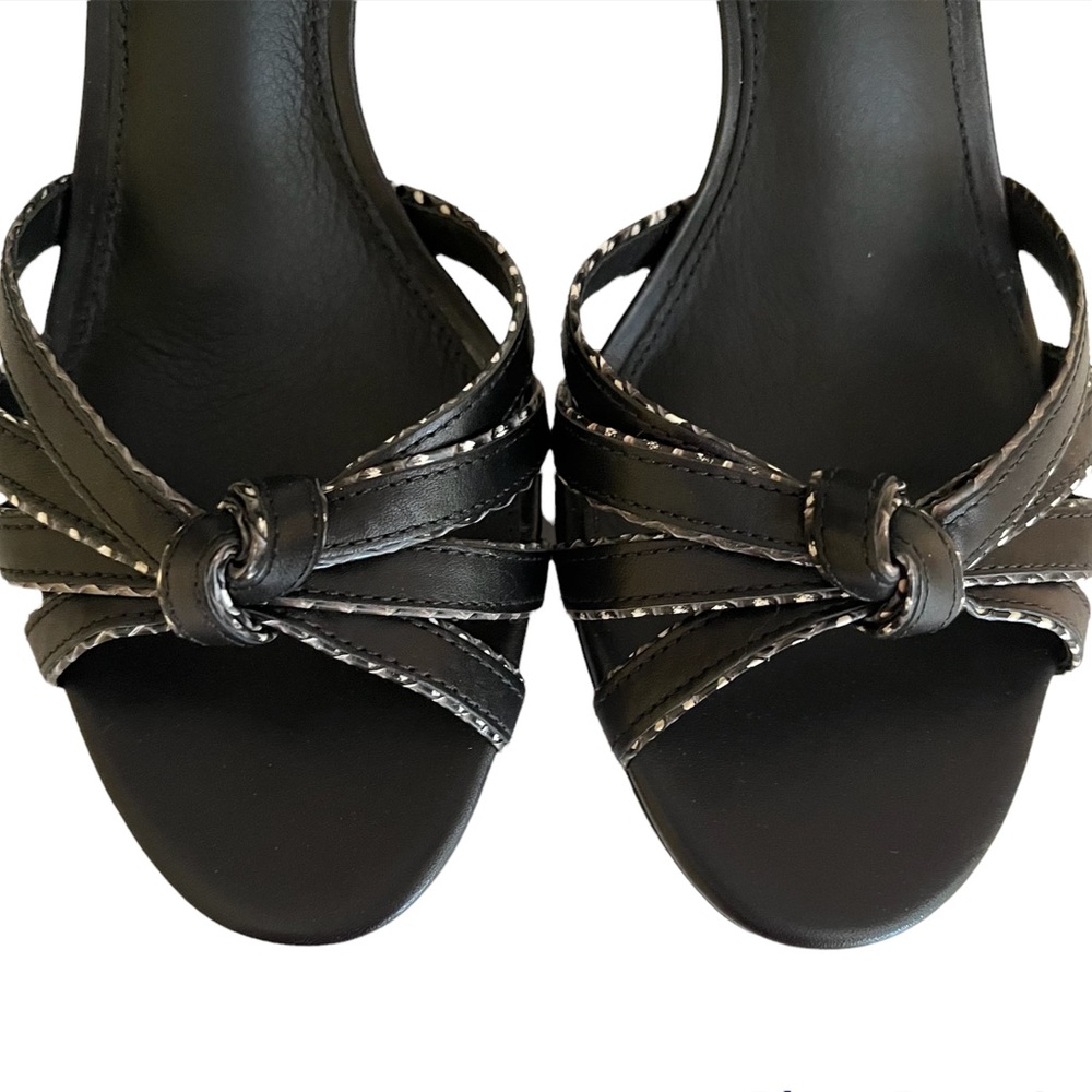 Coach Black Strappy Sandals - Picture 2 of 8